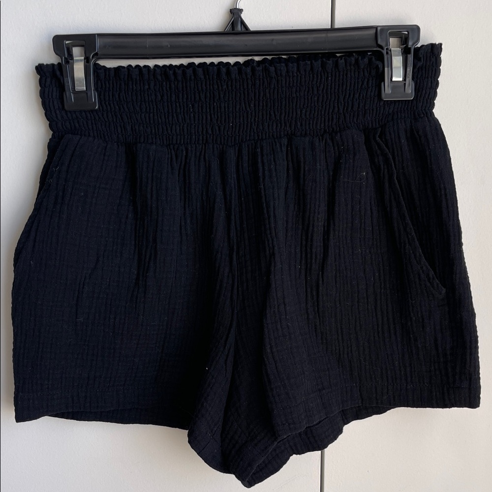 Evereve High Waist Black Women Shorts